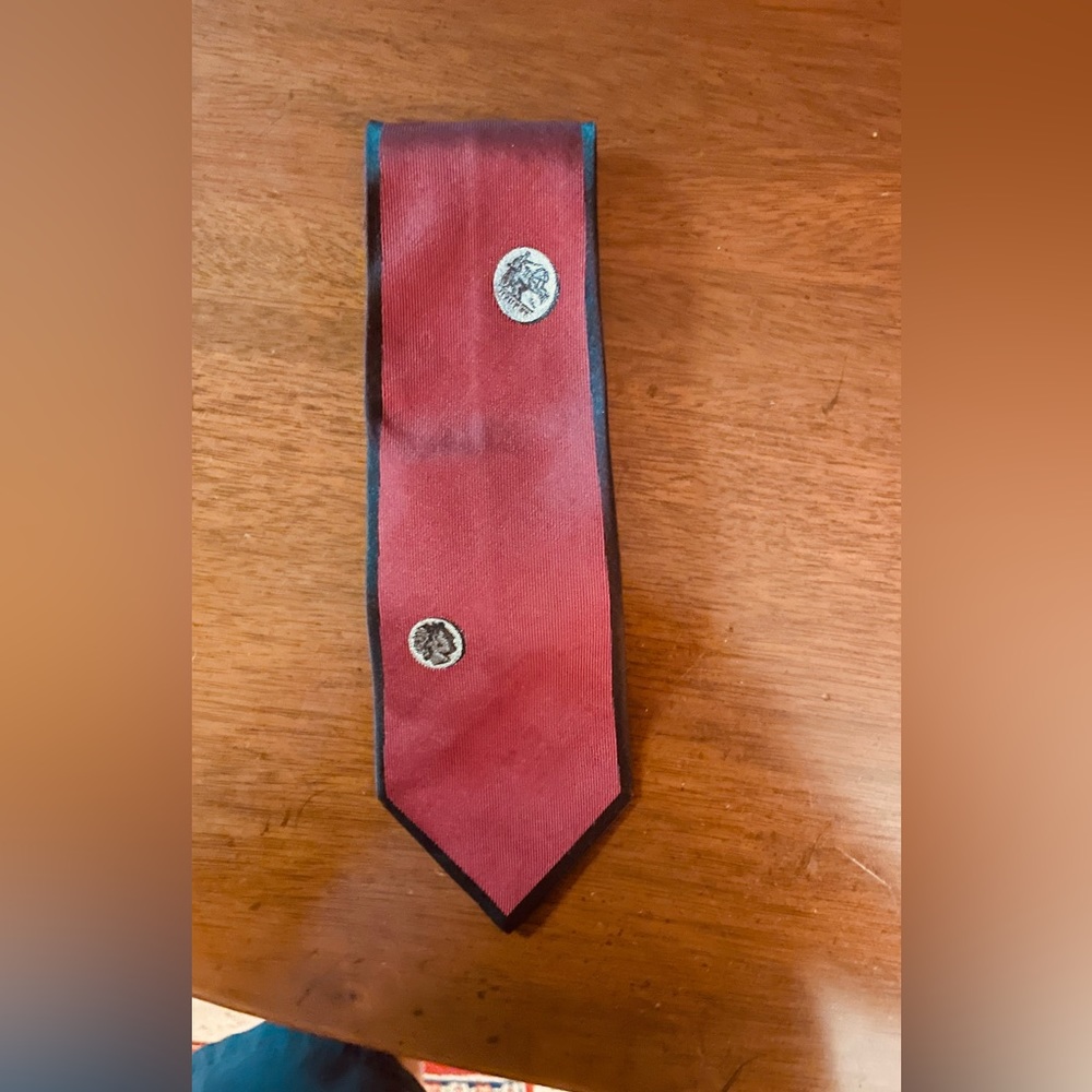 Mila Schon  luxury silk neck tie .